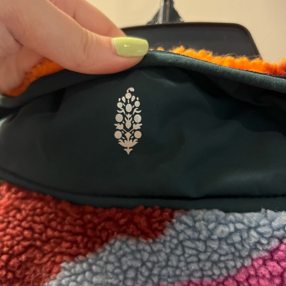 Free People Multicolor Fleece Jacket - Picture 3 of 4